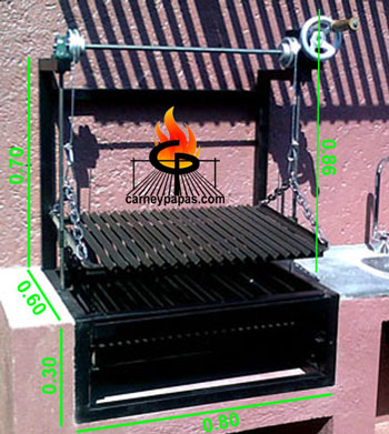 Asador 80 x 60